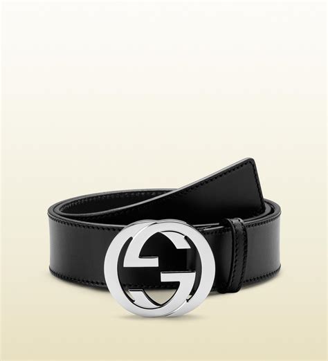 mens black interlocking gucci belt|gucci men belt.